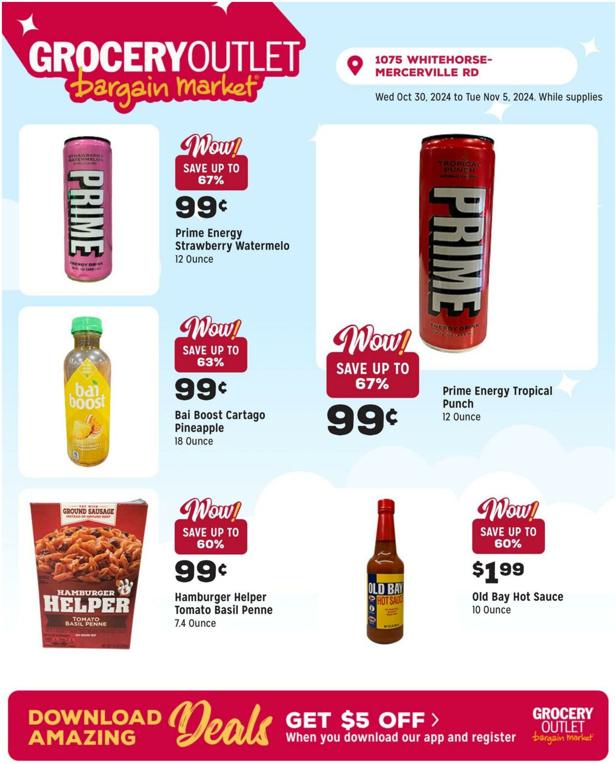 Weekly ad Grocery Outlet 10/30/2024 - 11/05/2024