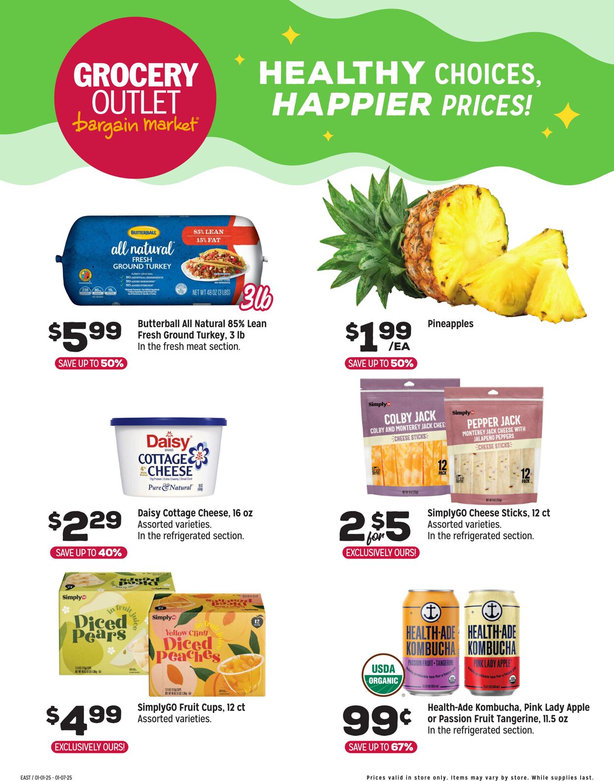 Weekly ad Grocery Outlet 01/01/2025 - 01/07/2025