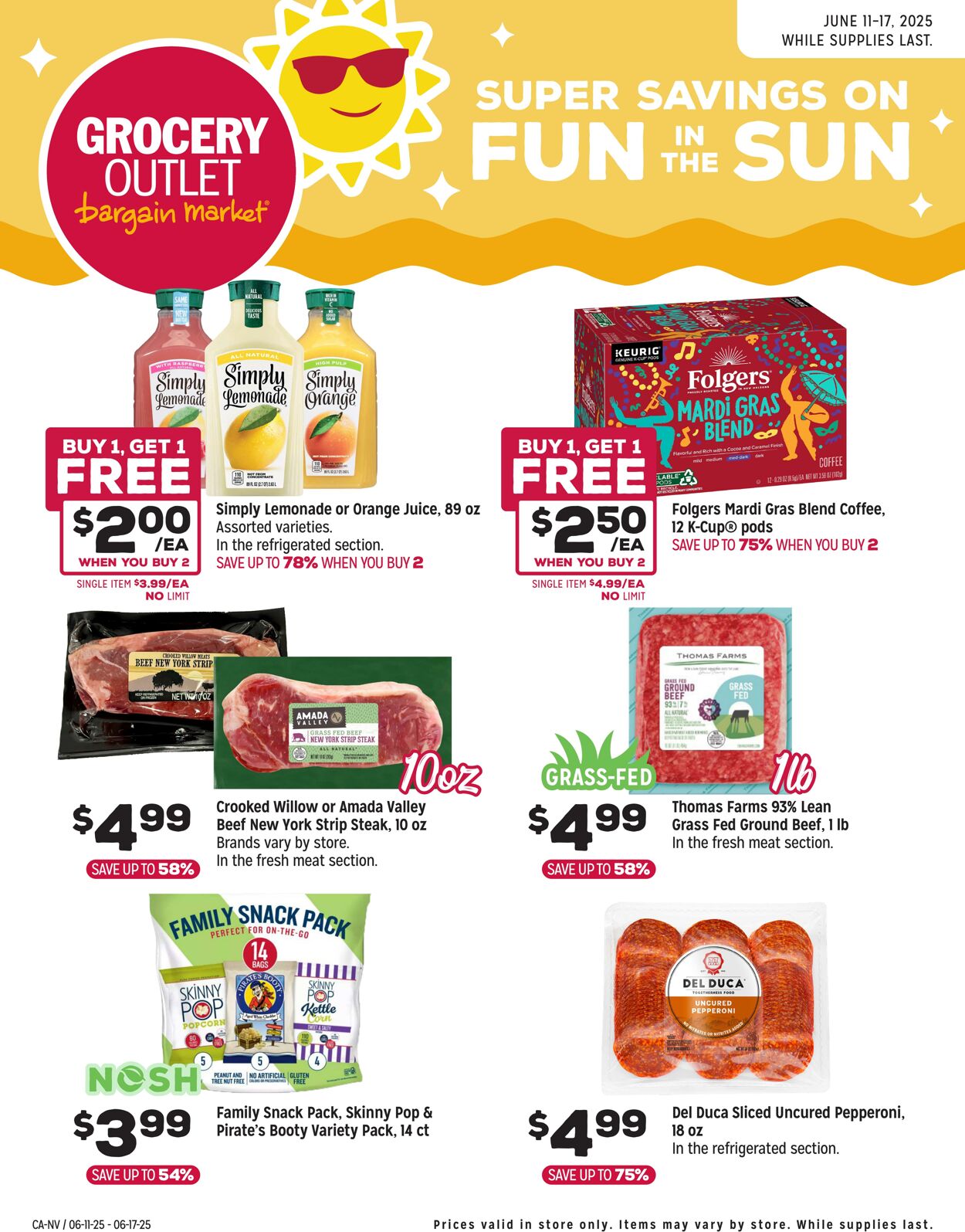 Weekly ad Grocery Outlet 06/11/2025 - 06/17/2025