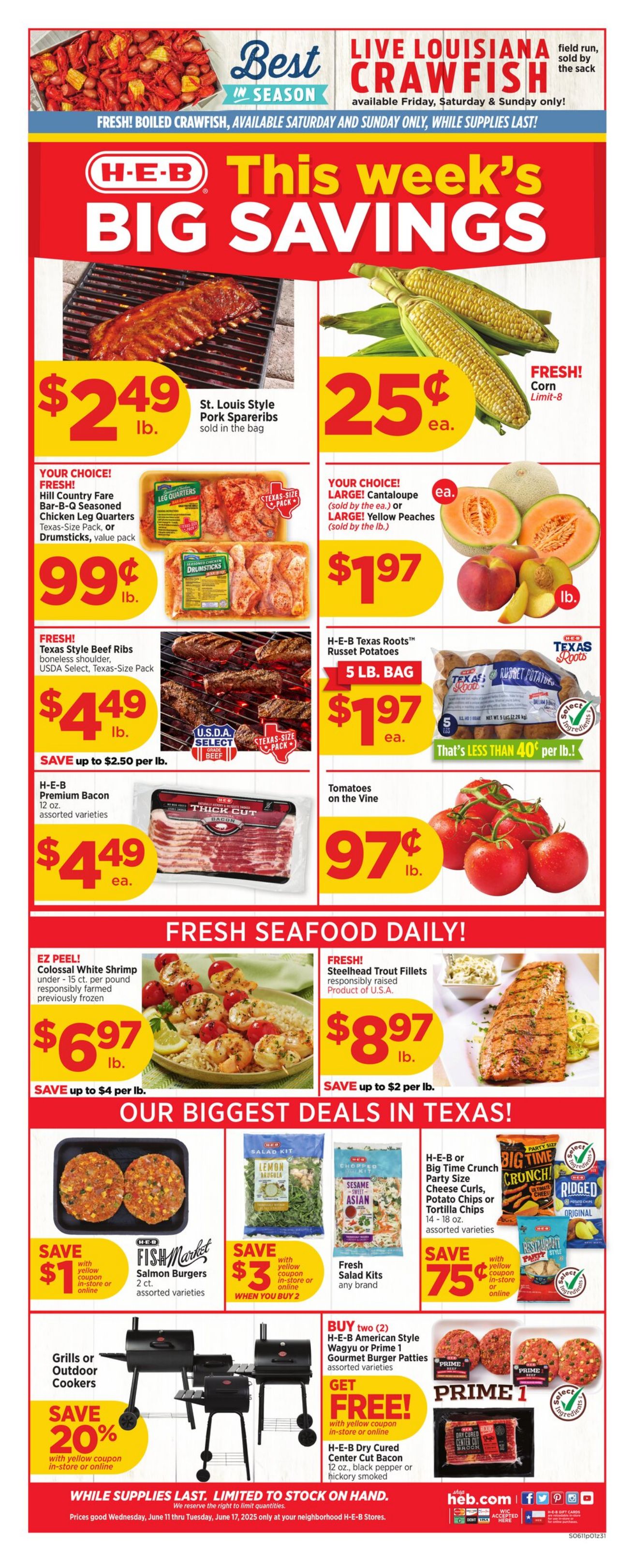 Weekly ad H-E-B 06/11/2025 - 06/17/2025