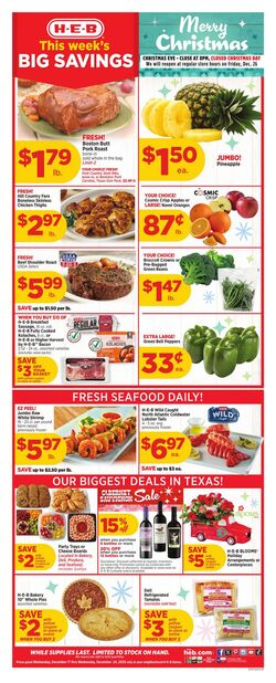 Weekly ad H-E-B 12/17/2025 - 12/24/2025