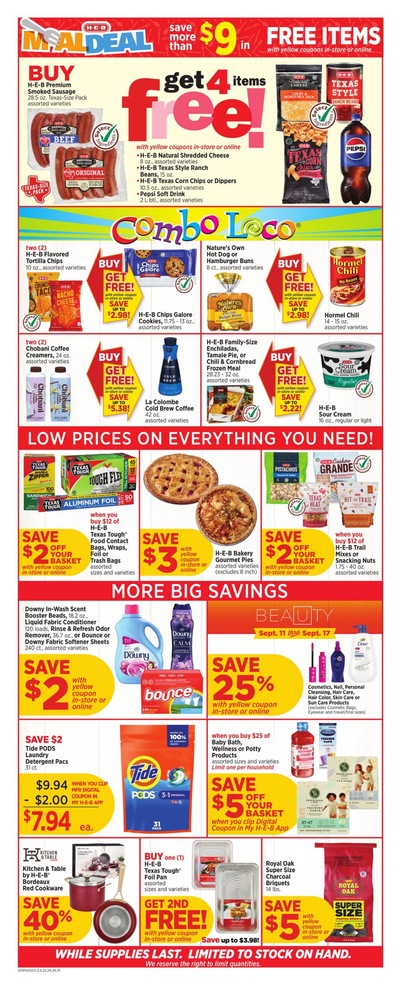 Weekly ad H-E-B 09/11/2024 - 09/17/2024