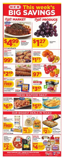 Weekly ad H-E-B 09/25/2024 - 10/01/2024