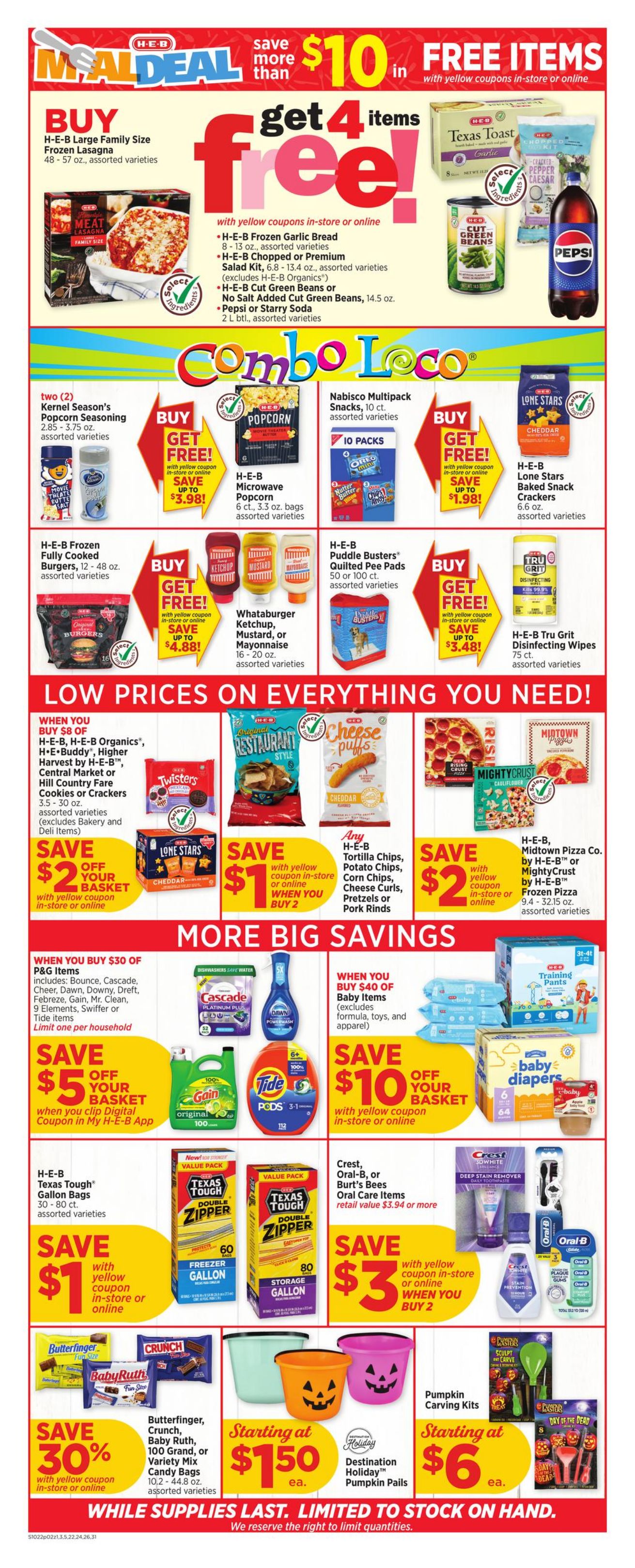 Weekly ad H-E-B 10/22/2025 - 10/28/2025