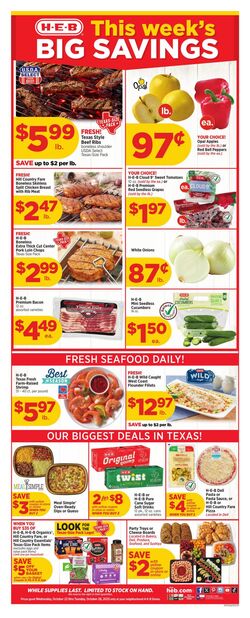 Weekly ad H-E-B 10/22/2025 - 10/28/2025