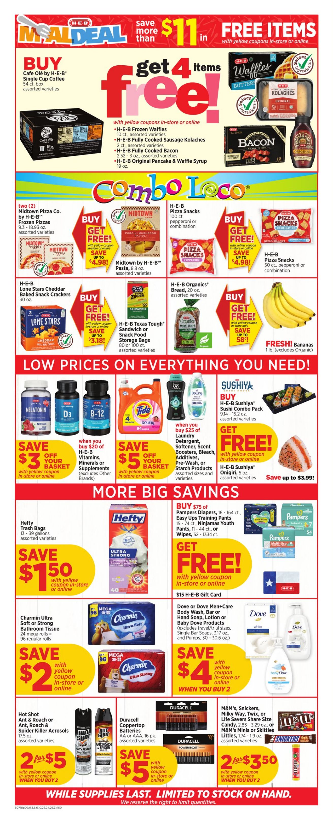 Weekly ad H-E-B 07/10/2024 - 07/16/2024