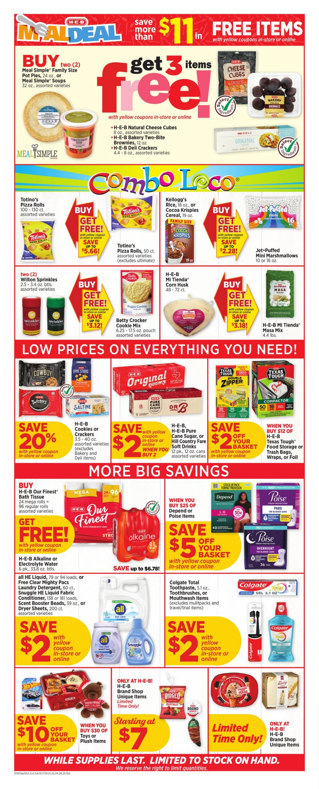 Weekly ad H-E-B 12/03/2025 - 12/09/2025