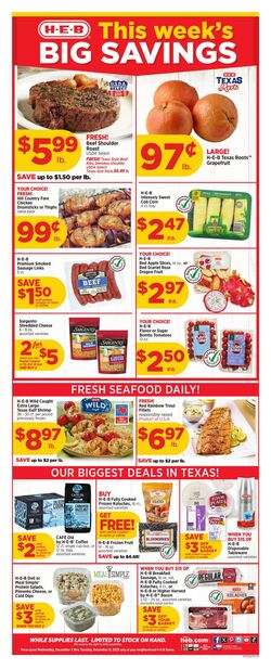 Weekly ad H-E-B 12/03/2025 - 12/09/2025