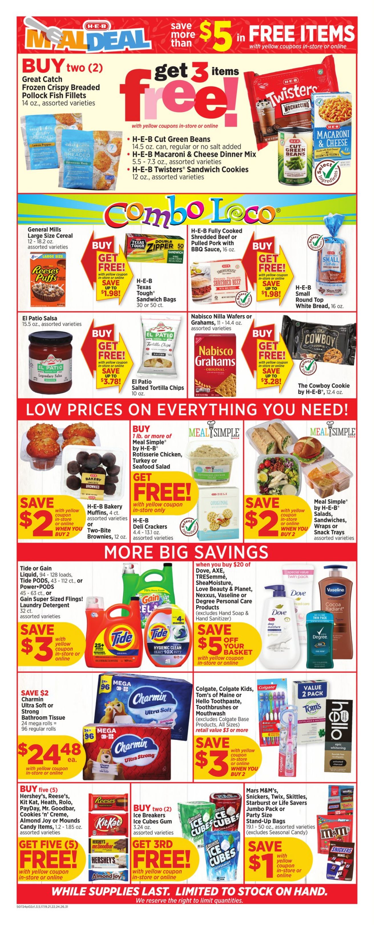 Weekly ad H-E-B 07/24/2024 - 07/30/2024