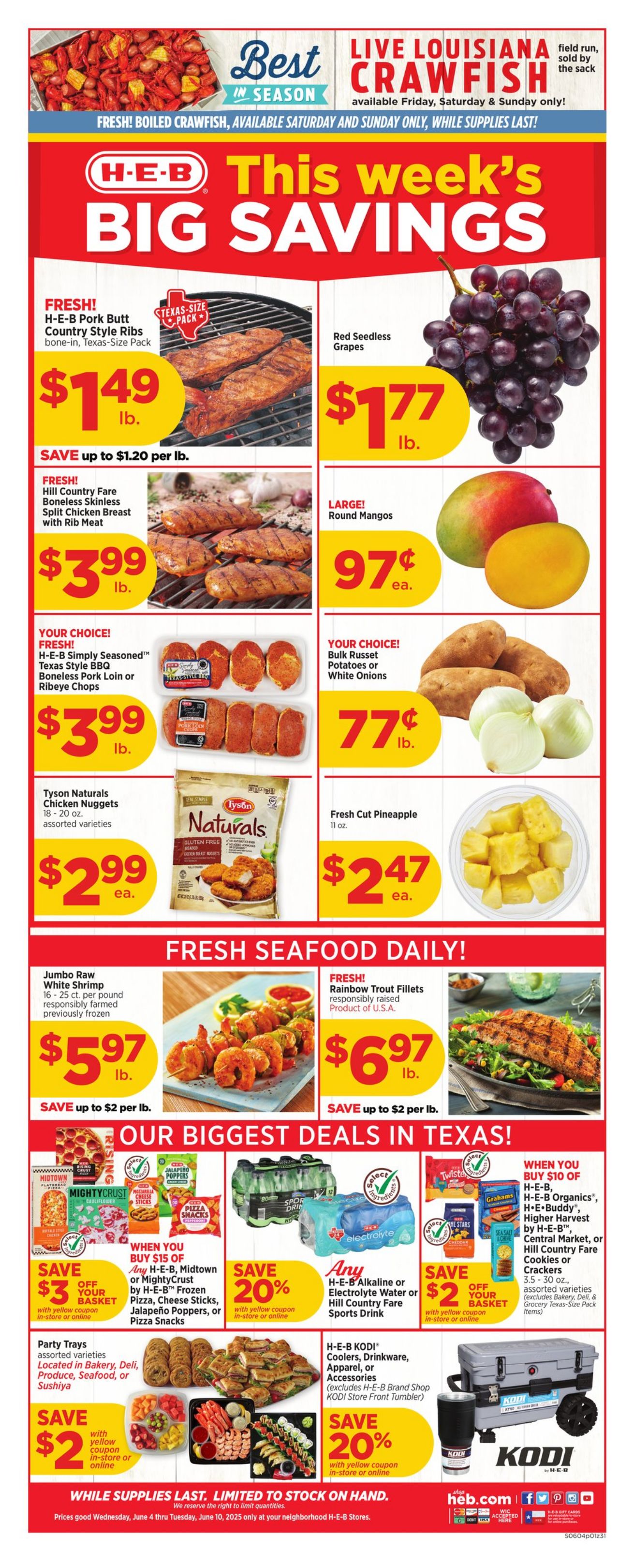 Weekly ad H-E-B 06/04/2025 - 06/10/2025