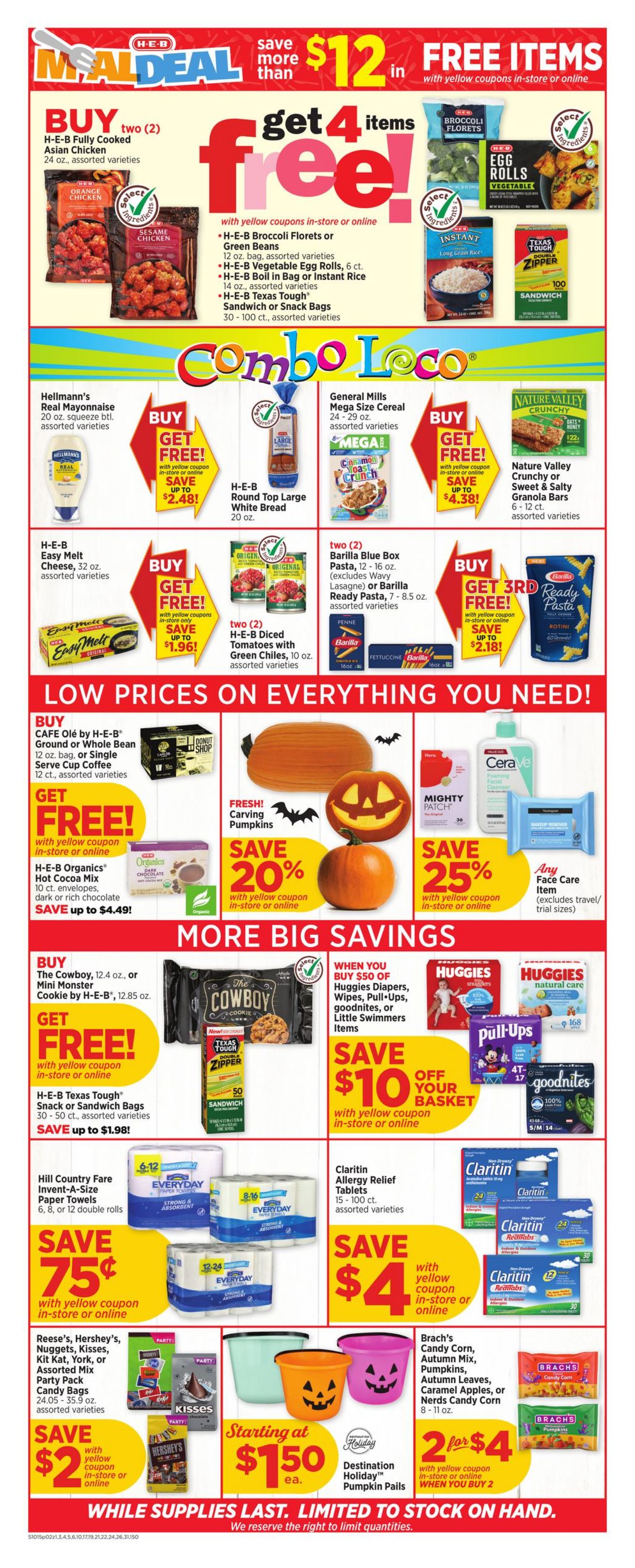 Weekly ad H-E-B 10/15/2025 - 10/21/2025
