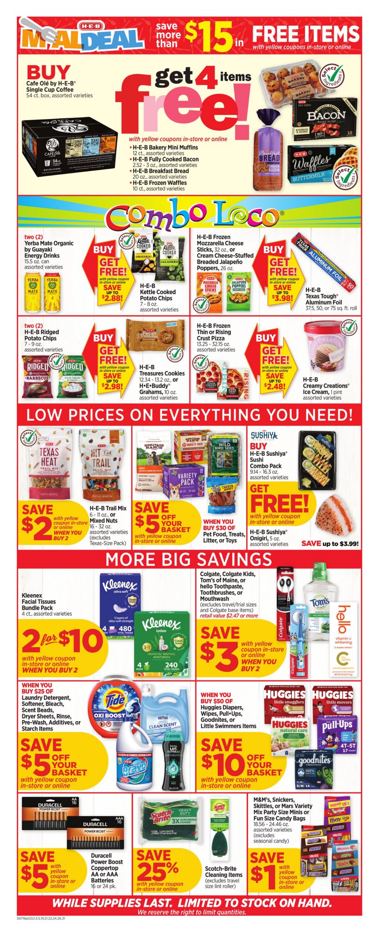 Weekly ad H-E-B 07/16/2025 - 07/22/2025
