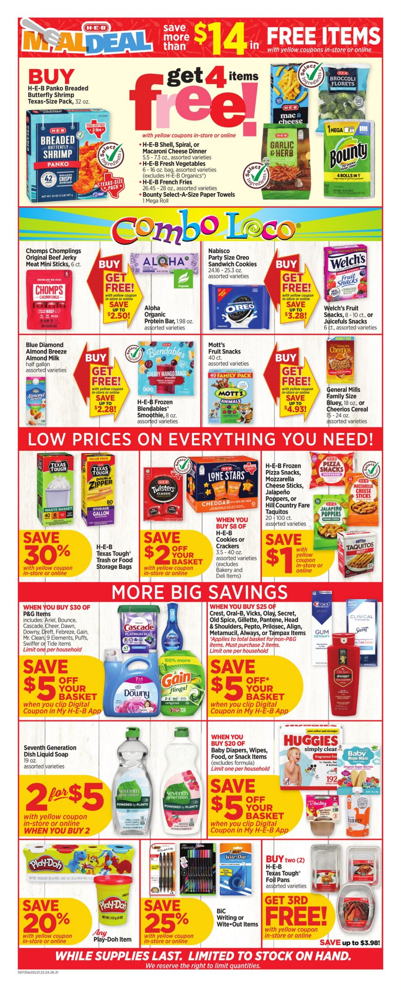 Weekly ad H-E-B 07/30/2025 - 08/05/2025