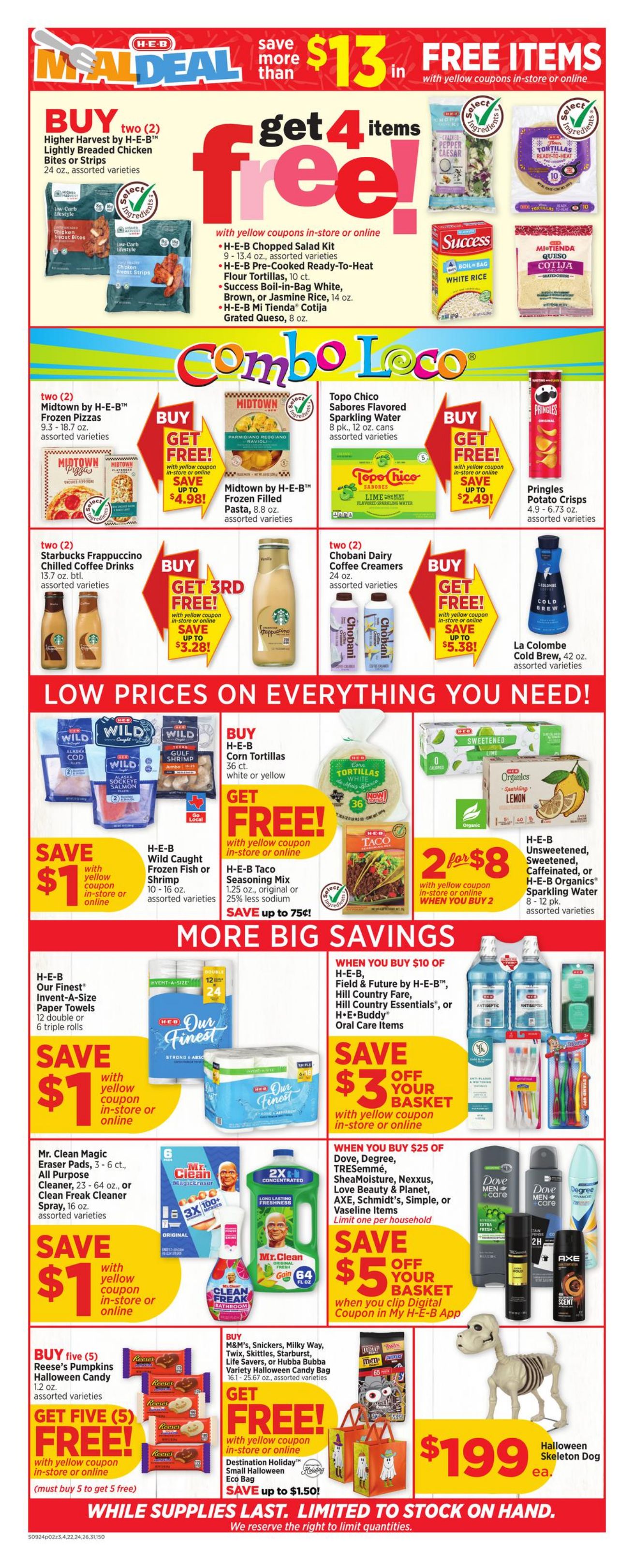 Weekly ad H-E-B 09/24/2025 - 09/30/2025
