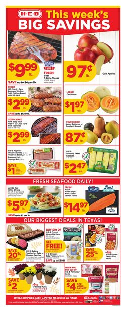 Weekly ad H-E-B 09/24/2025 - 09/30/2025