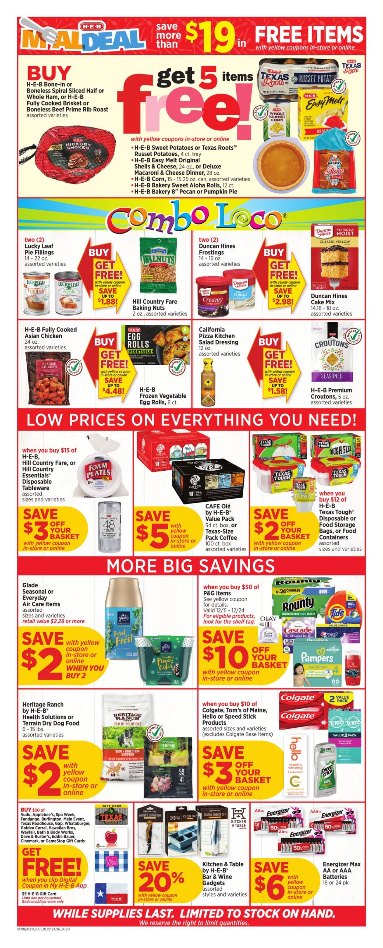 Weekly ad H-E-B 12/18/2024 - 12/24/2024