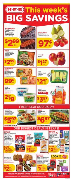 Weekly ad H-E-B 10/29/2025 - 11/04/2025