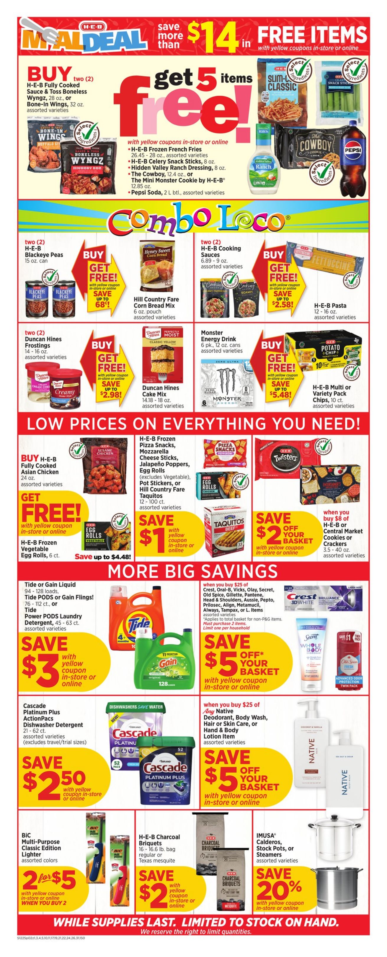 Weekly ad H-E-B 12/25/2024 - 12/31/2024