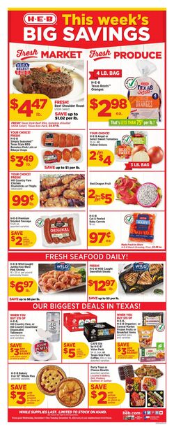 Weekly ad H-E-B 12/04/2024 - 12/10/2024