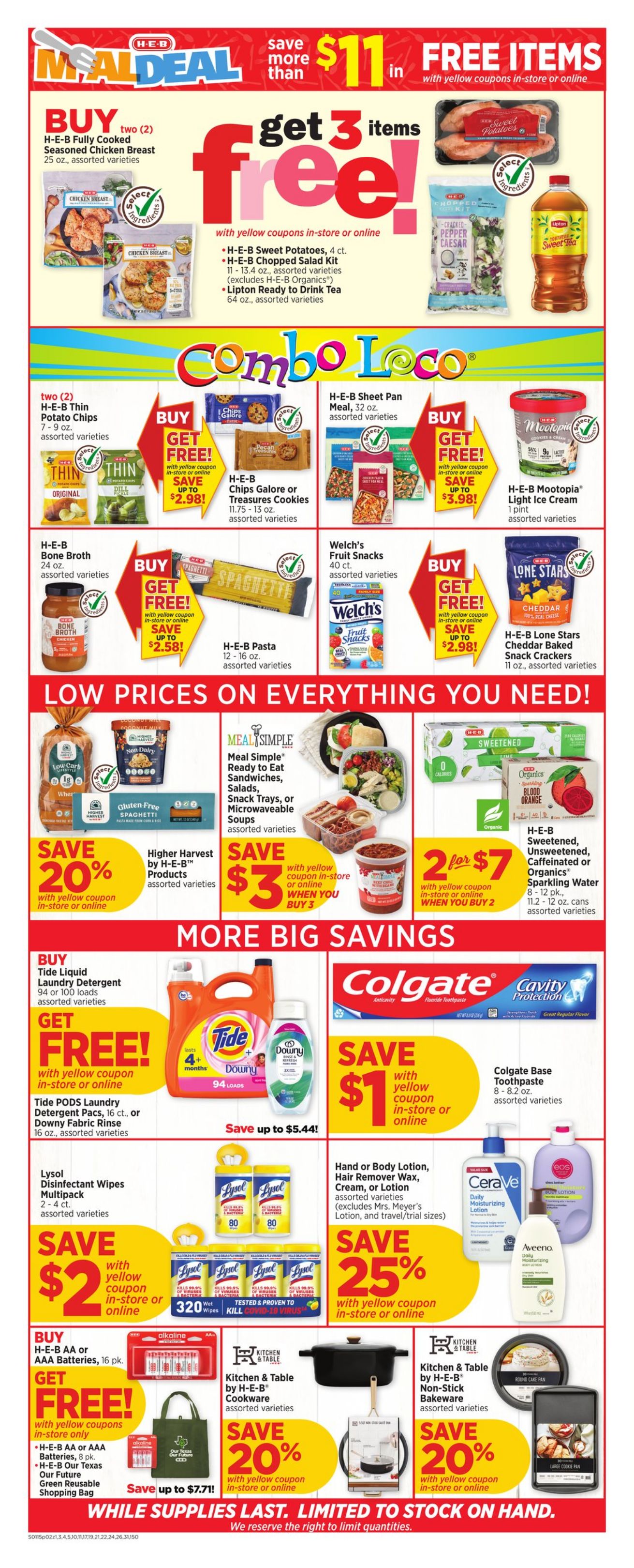 Weekly ad H-E-B 01/15/2025 - 01/21/2025