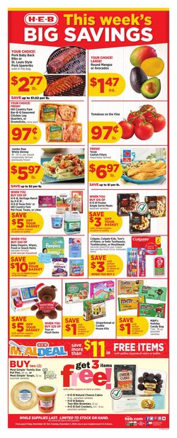 Weekly ad H-E-B 11/28/2025 - 12/02/2025