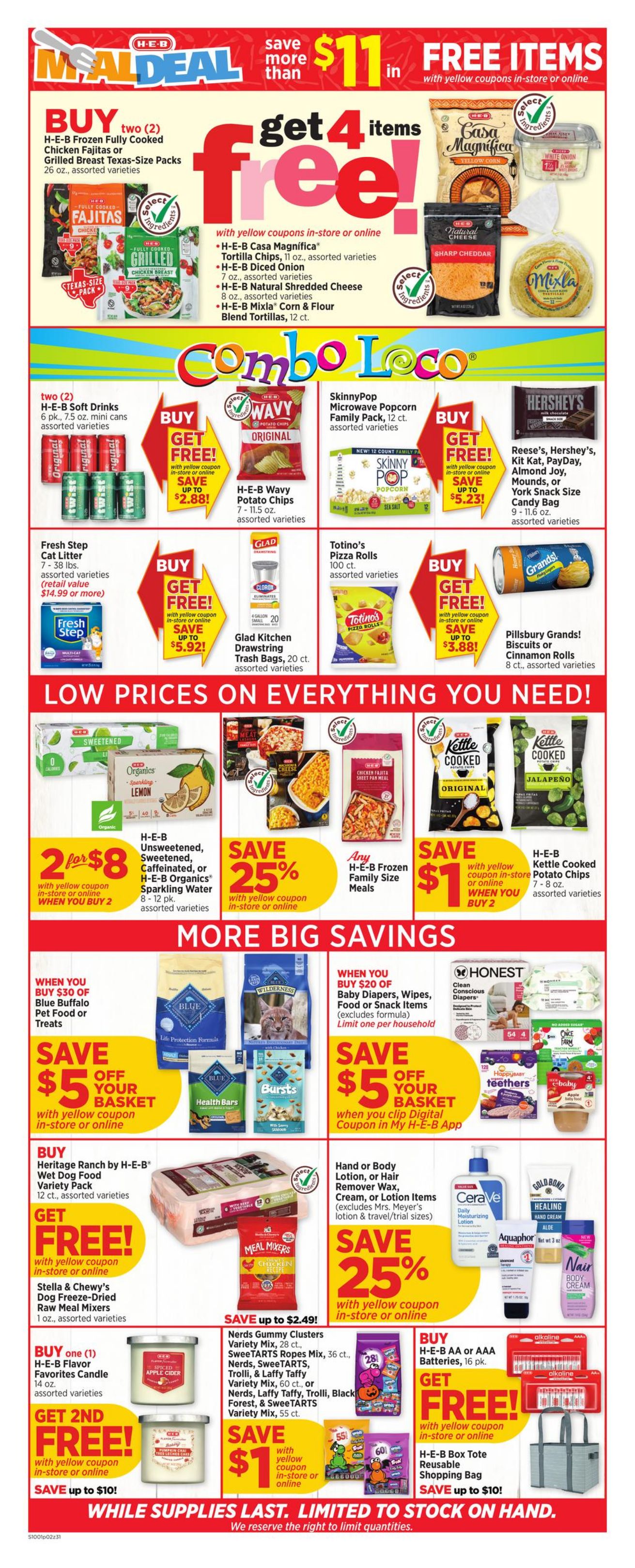 Weekly ad H-E-B 10/01/2025 - 10/07/2025