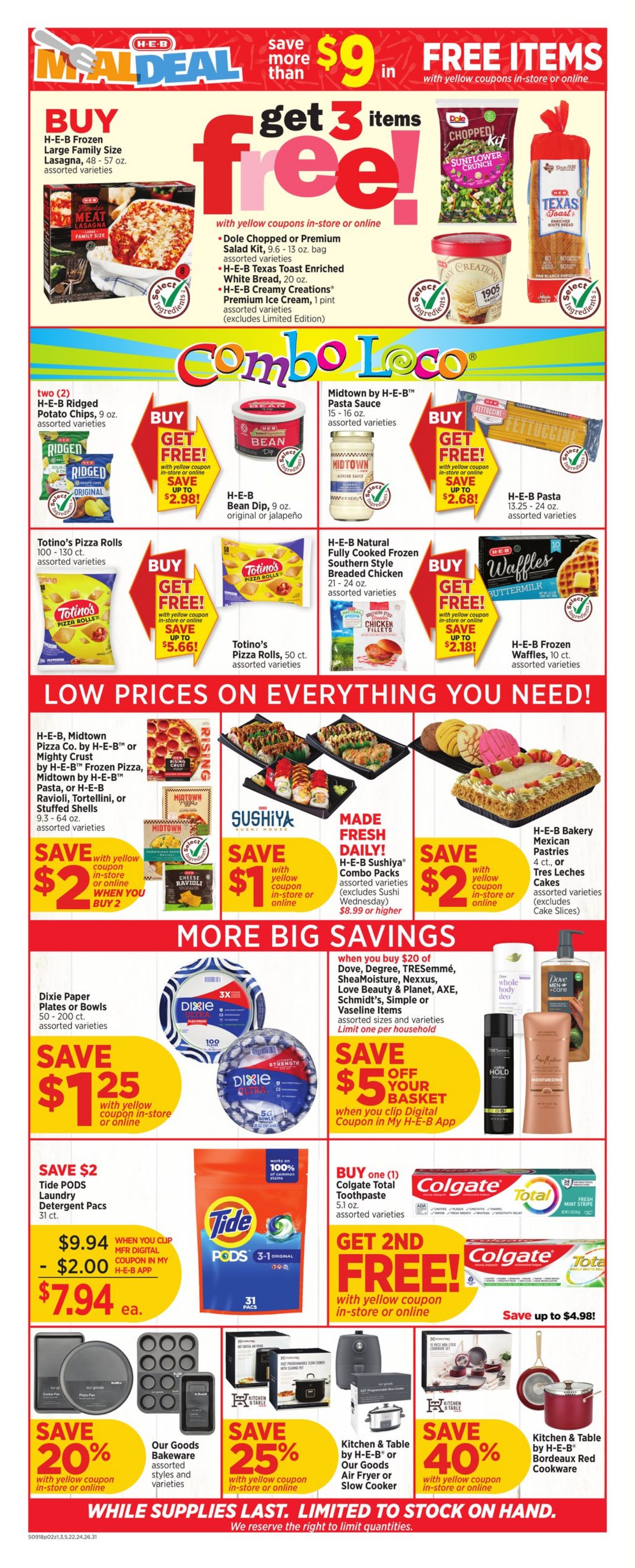 Weekly ad H-E-B 09/18/2024 - 09/24/2024