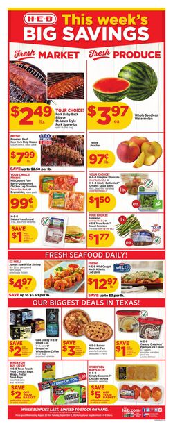 Weekly ad H-E-B 07/10/2024 - 07/16/2024