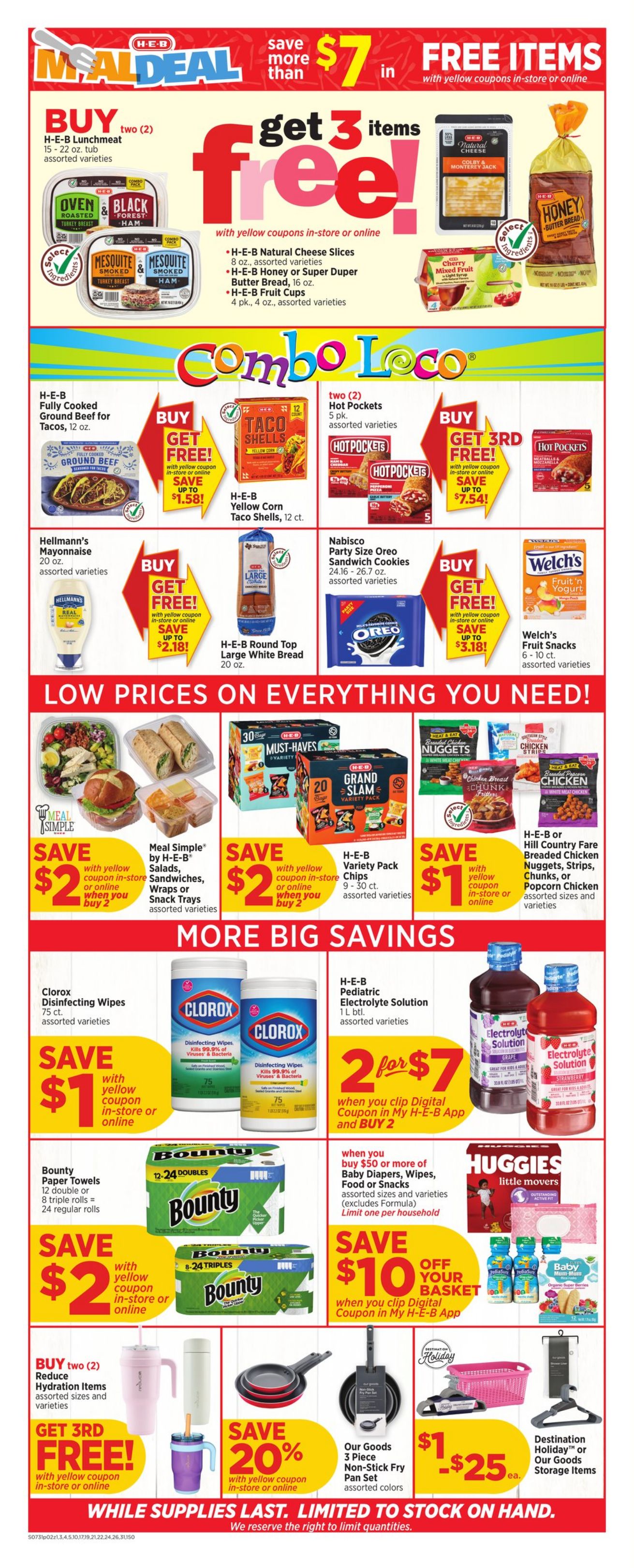 Weekly ad H-E-B 07/31/2024 - 08/06/2024