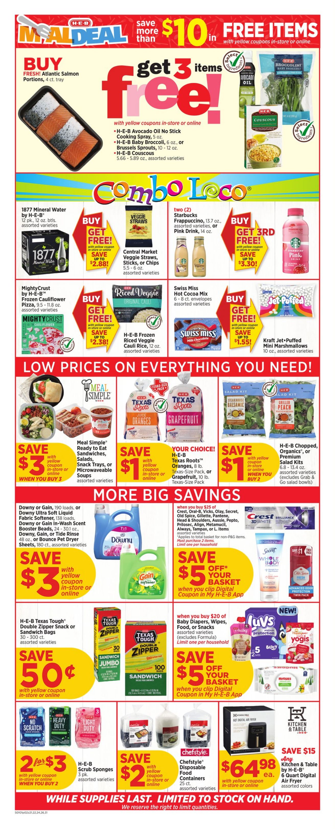 Weekly ad H-E-B 01/01/2025 - 01/07/2025