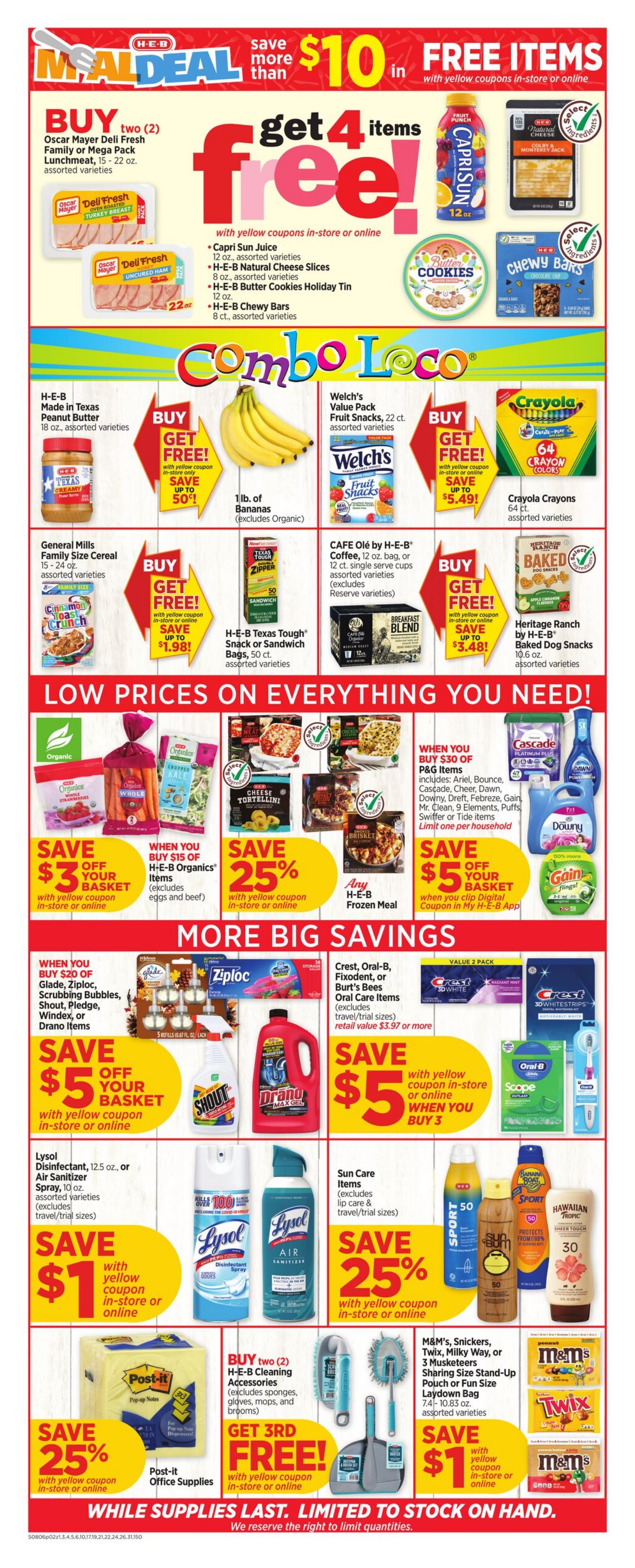 Weekly ad H-E-B 08/06/2025 - 08/12/2025