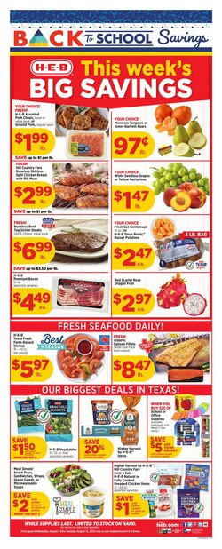 Weekly ad H-E-B 08/06/2025 - 08/12/2025
