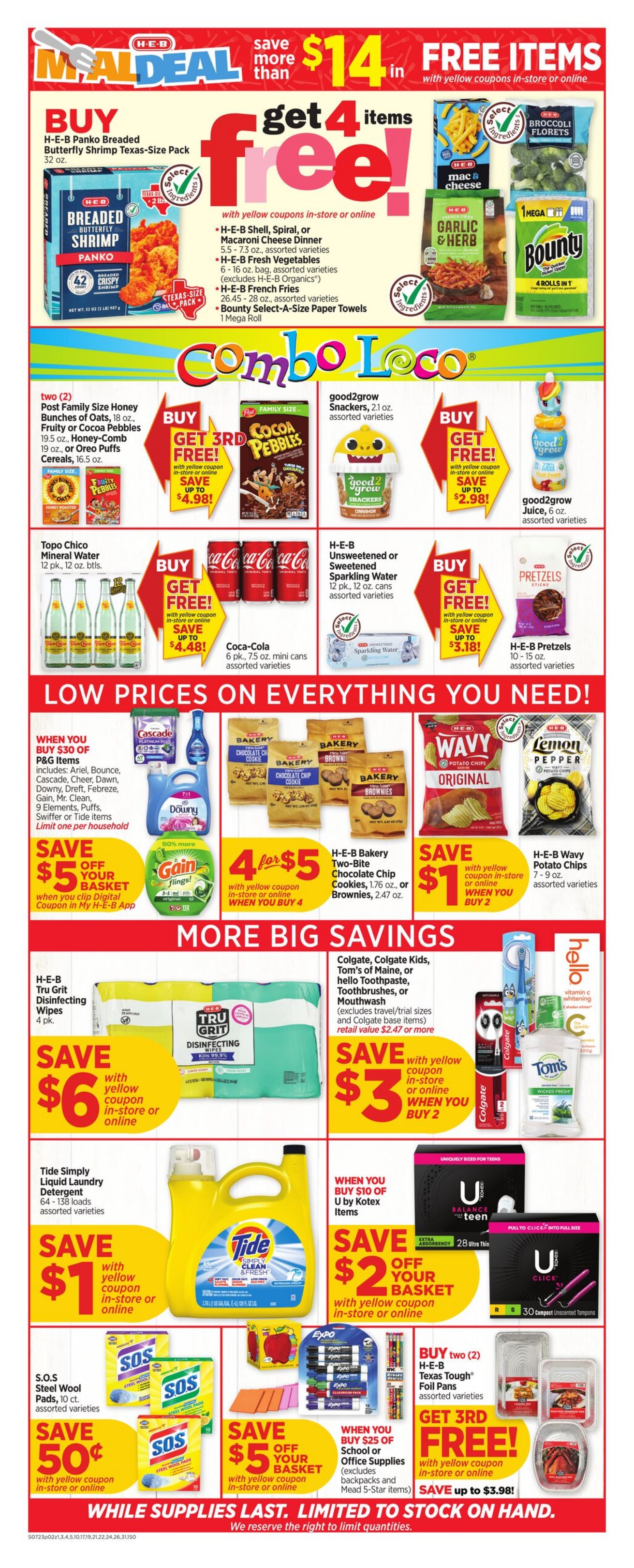 Weekly ad H-E-B 07/23/2025 - 07/29/2025