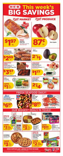 Weekly ad H-E-B 09/18/2024 - 09/24/2024