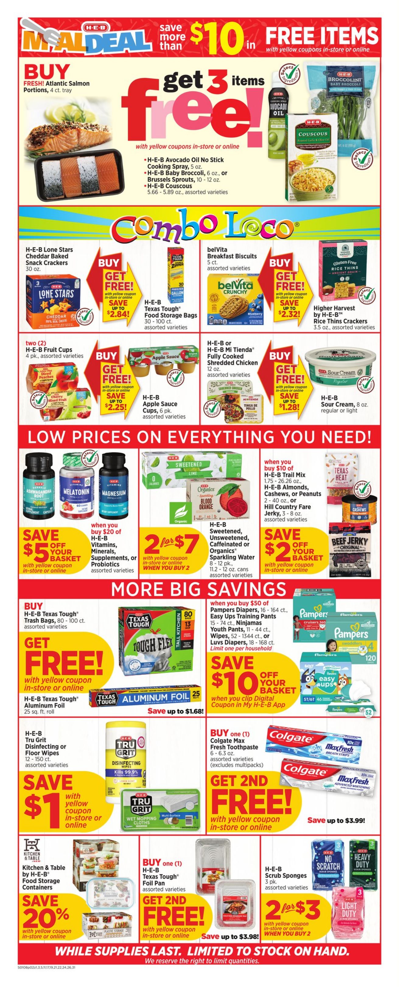 Weekly ad H-E-B 01/08/2025 - 01/14/2025