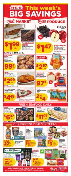 Weekly ad H-E-B 01/08/2025 - 01/14/2025