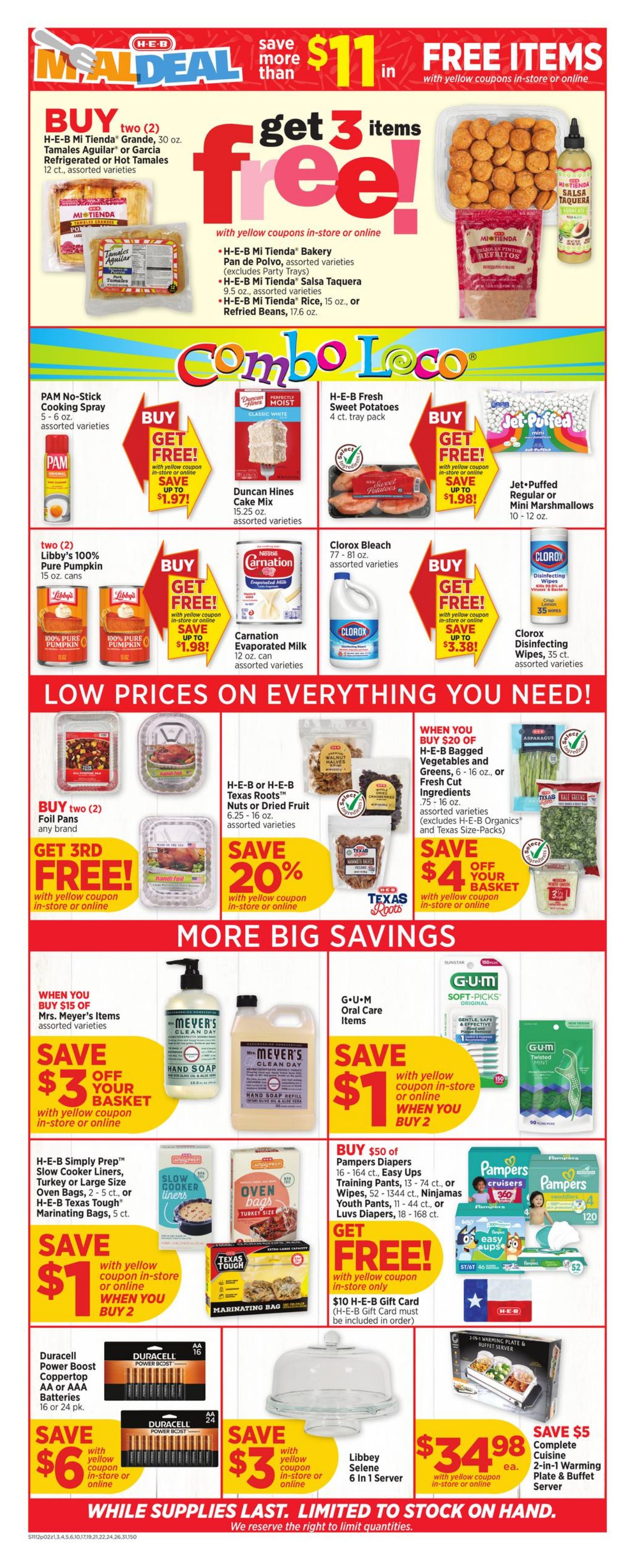 Weekly ad H-E-B 11/12/2025 - 11/18/2025