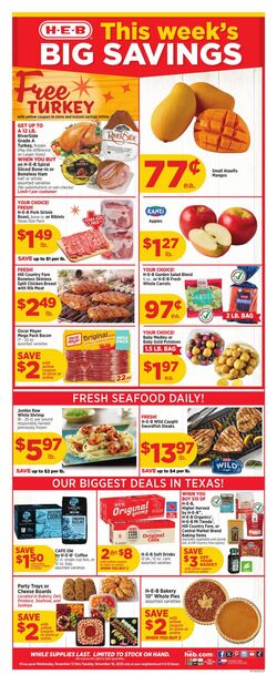 Weekly ad H-E-B 11/12/2025 - 11/18/2025