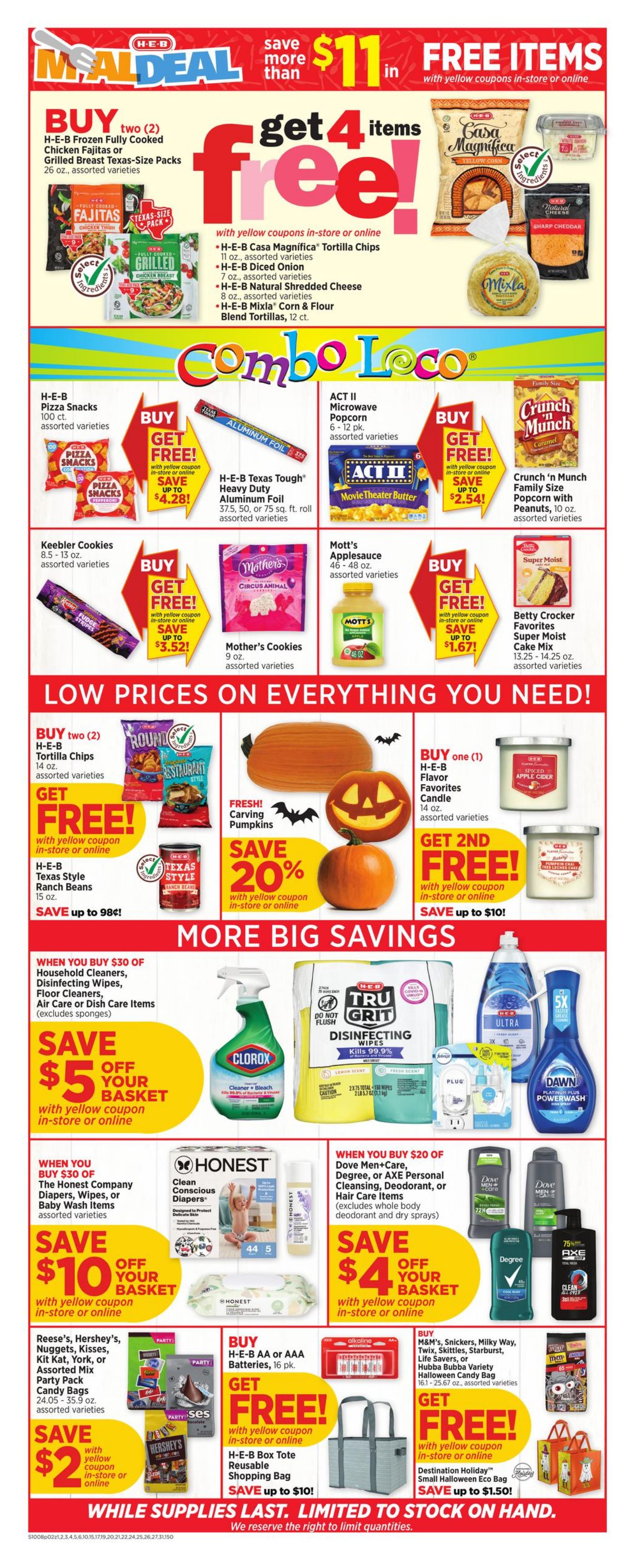 Weekly ad H-E-B 10/08/2025 - 10/14/2025