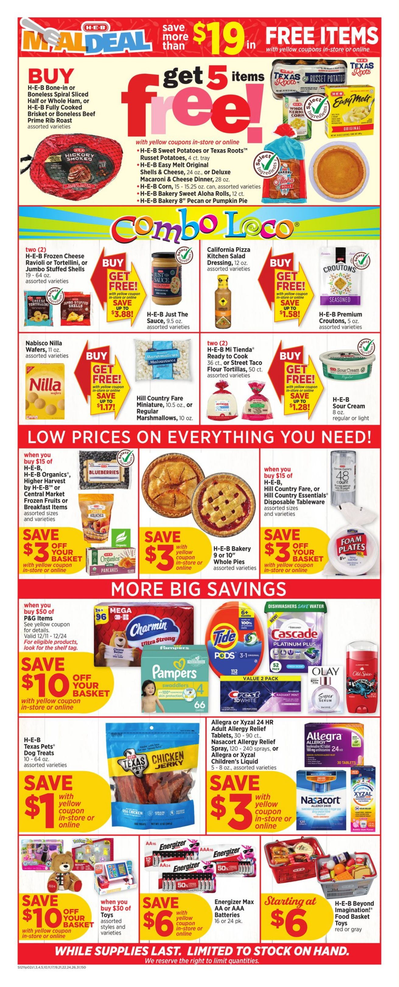 Weekly ad H-E-B 12/11/2024 - 12/17/2024