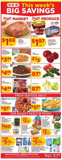 Weekly ad H-E-B 09/25/2024 - 10/01/2024