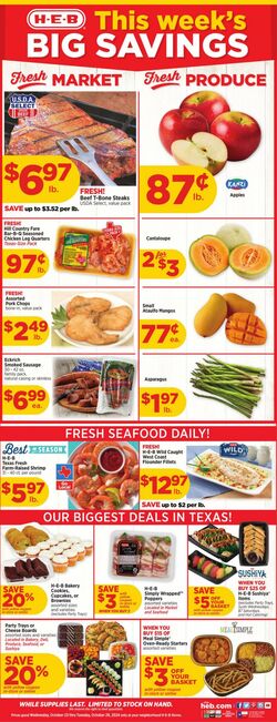 Weekly ad H-E-B 11/06/2024 - 11/13/2024