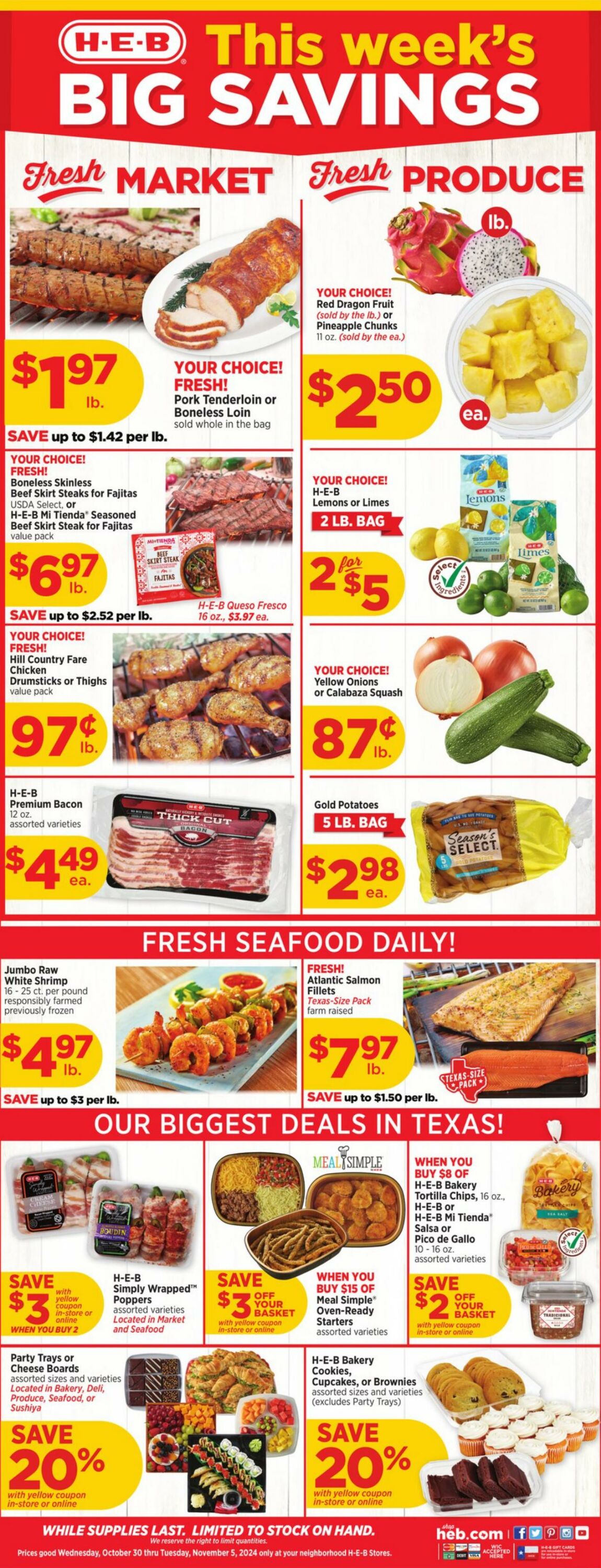 Weekly ad H-E-B 10/30/2024 - 11/05/2024