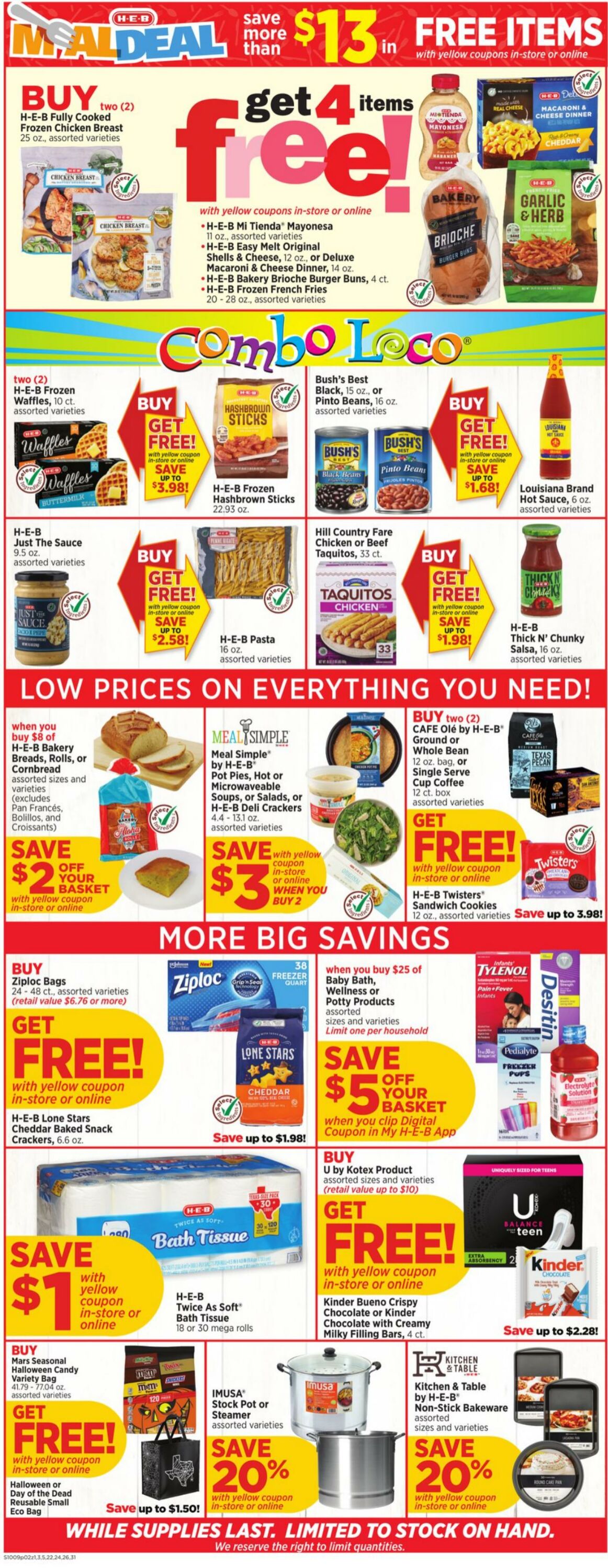 Weekly ad H-E-B 10/09/2024 - 10/15/2024