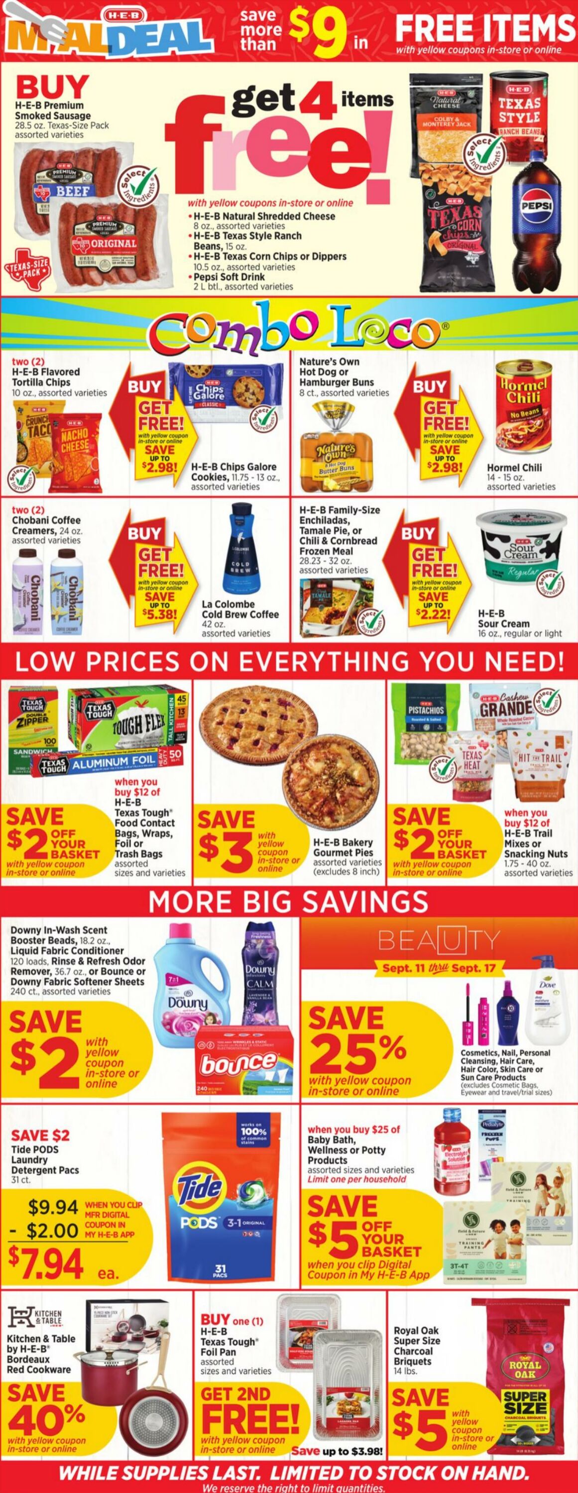 Weekly ad H-E-B 09/11/2024 - 09/17/2024