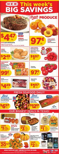 Weekly ad H-E-B 11/06/2024 - 11/13/2024