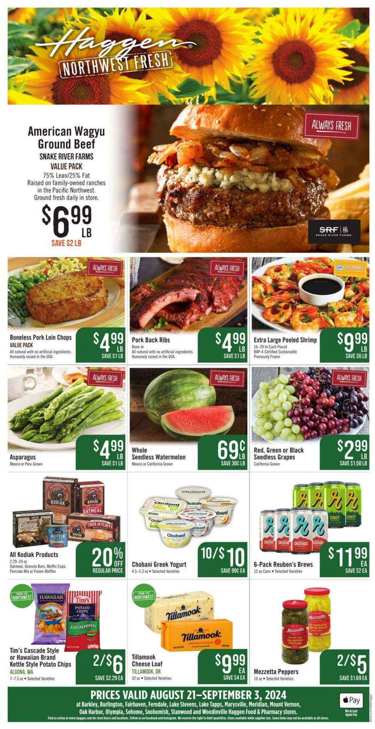 Weekly ad Haggen 08/21/2024 - 09/03/2024