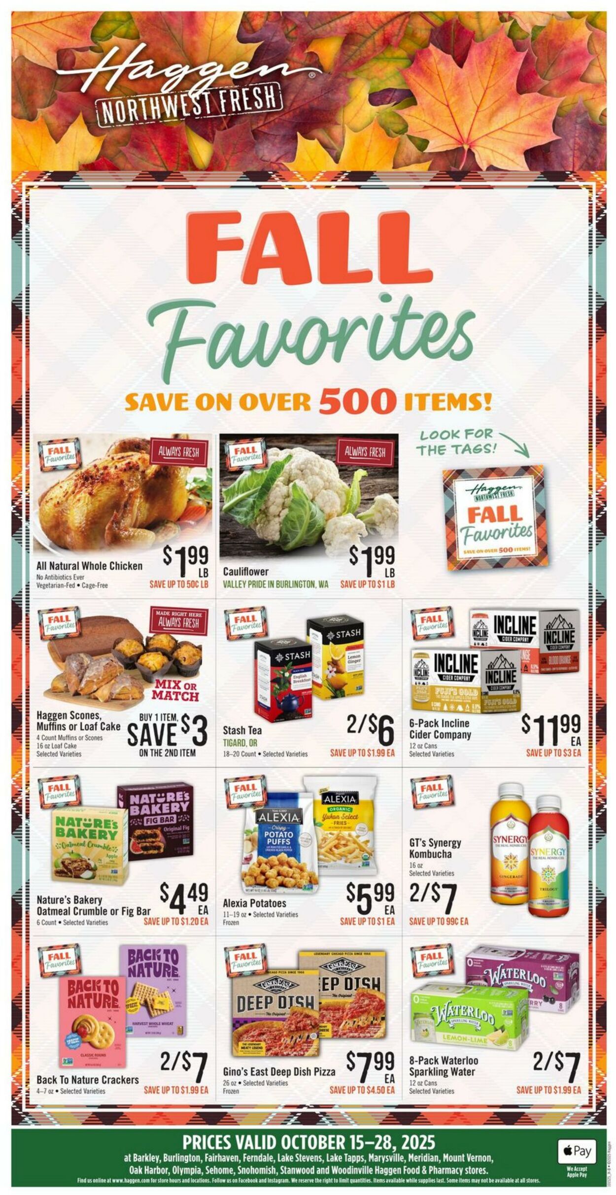 Weekly ad Haggen 10/15/2025 - 10/28/2025