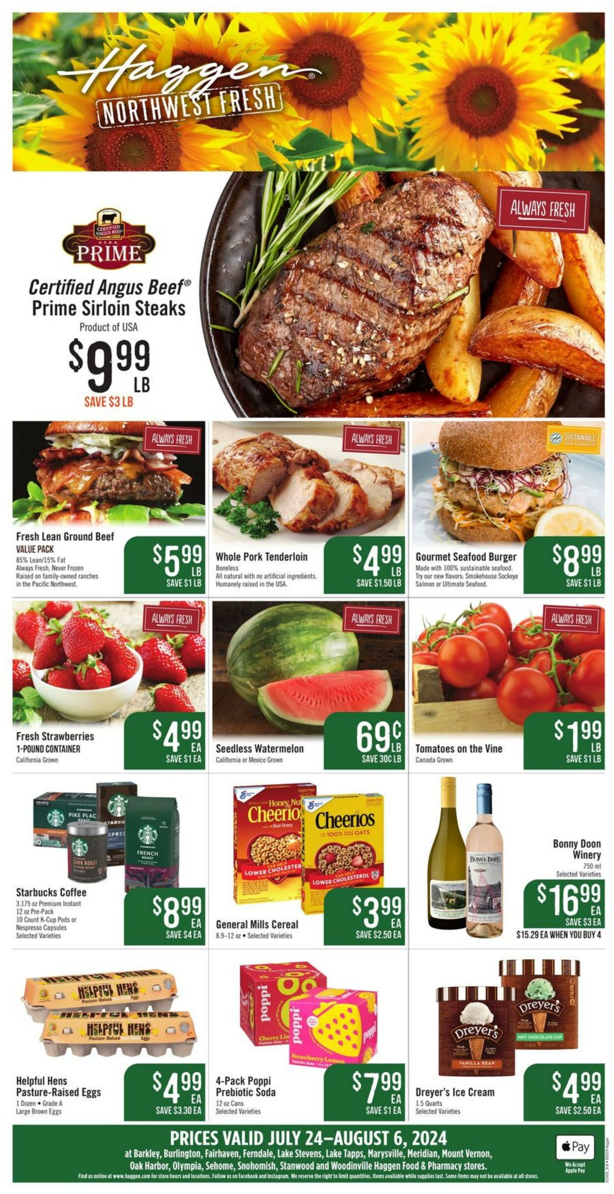 Weekly ad Haggen 07/24/2024 - 08/06/2024