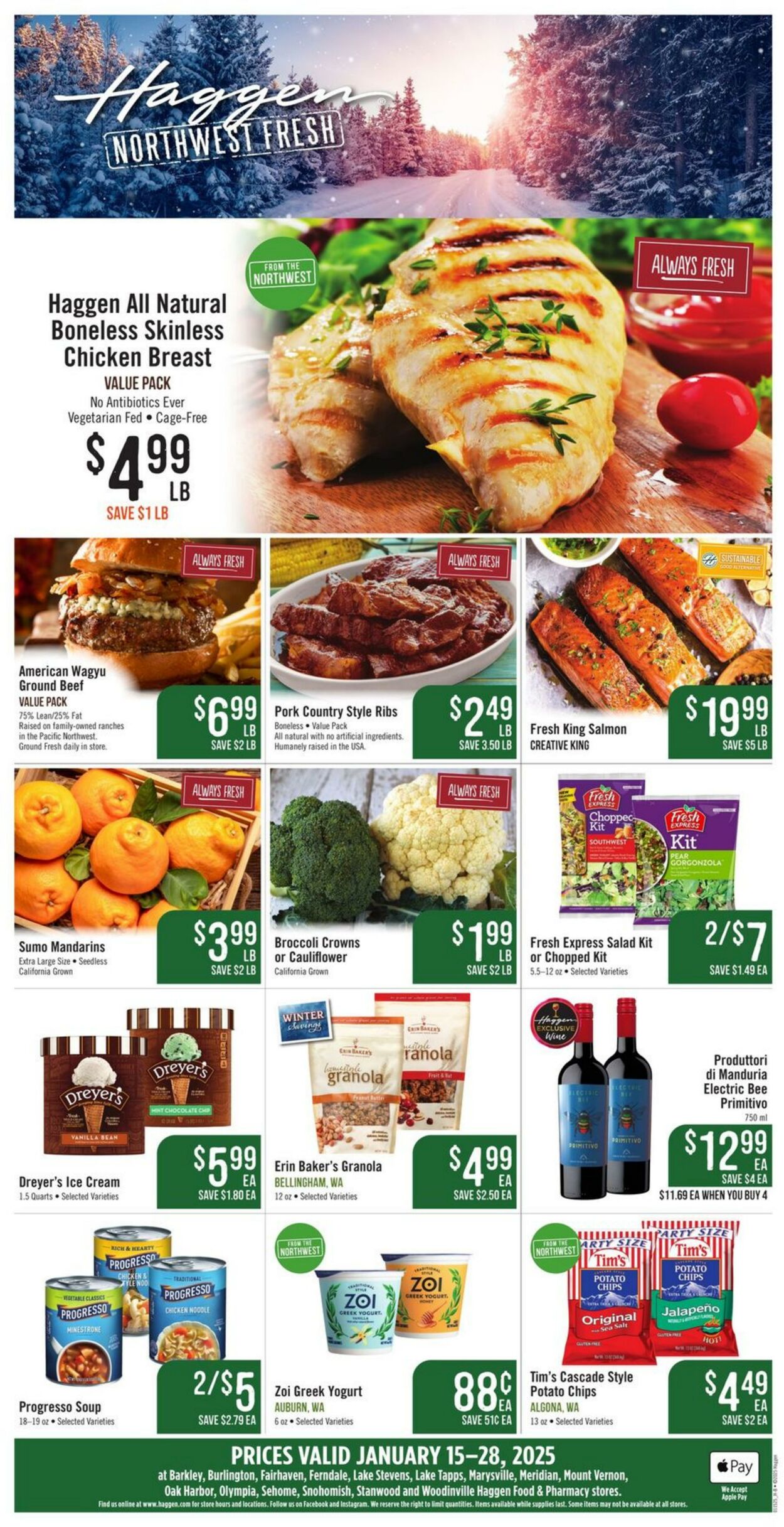 Weekly ad Haggen 01/15/2025 - 01/28/2025